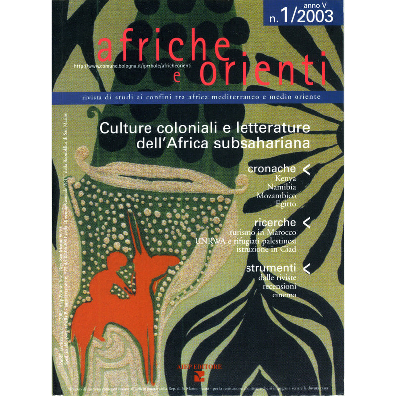 "Culture coloniali e letterature dell’Africa subsahariana" a cura di Italia Vivian (Italian Edition)