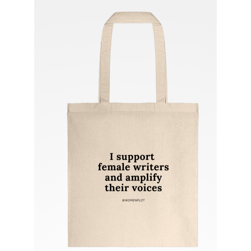 Tote Bag "I support womxn writers and amplify their voices"